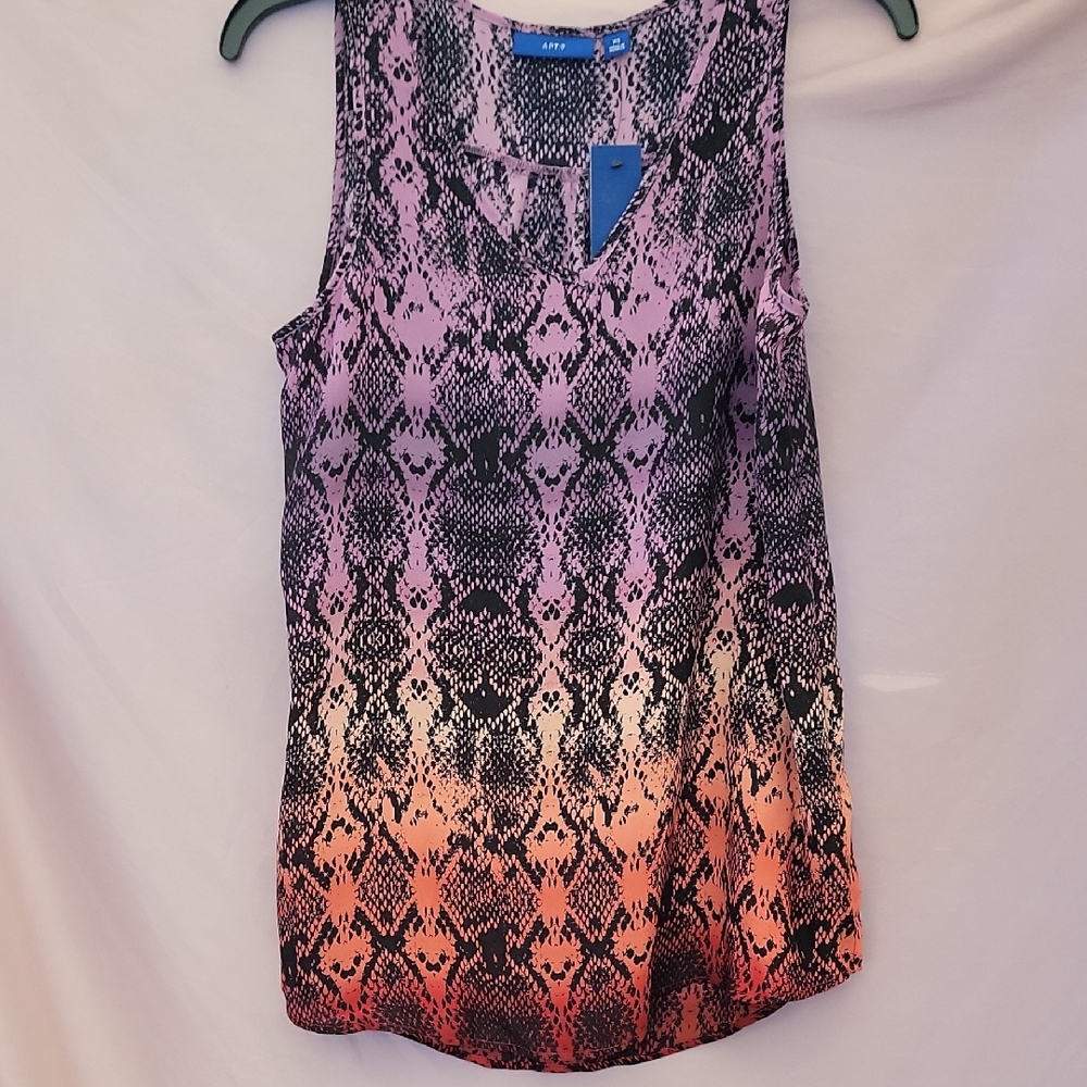 NWT Apt 9 Snake Print Tank Top